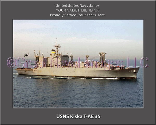 USNS Kriska T-AE-35 Personalized ship Photo