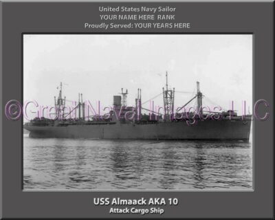 USS Almaack AKA 10 Personalized Navy Ship Photo