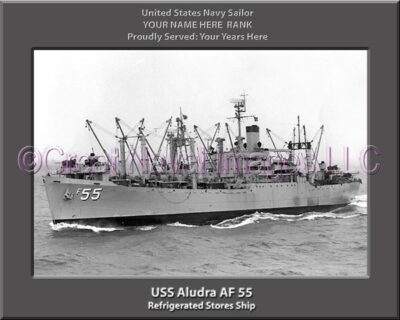 USS Aludra AF 55 Personalized ship Photo