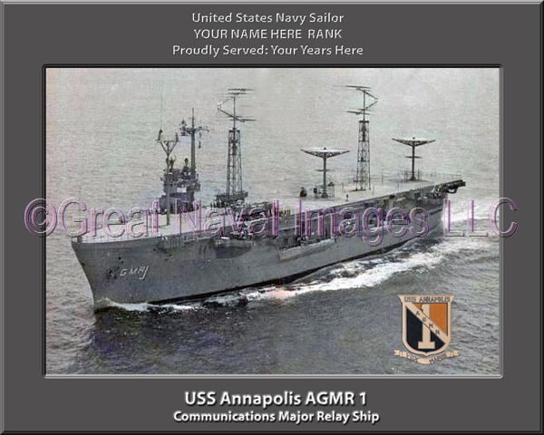 USS Annapolis AGMR 1 Personalized ship Photo