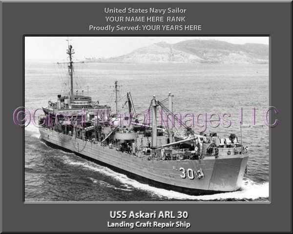 USS Askari ARL 30 Personalized ship Photo