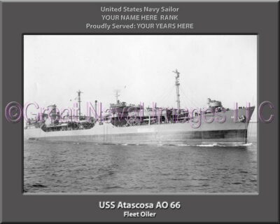 Atascosa AO 66 Personalized navy Ship Photo