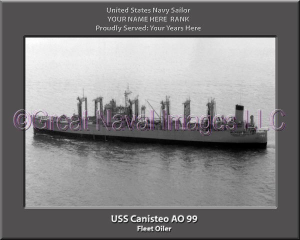 USS Canisteo AO 99 Personalized Navy Ship Photo ⋆ US Navy Veteran