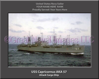 USS Capricornus AKA 57 Personalized ship Photo