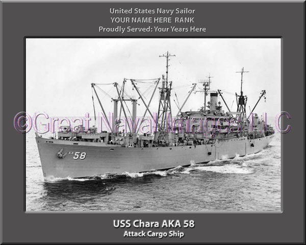 USS Chara AKA 58 Personalized ship Photo