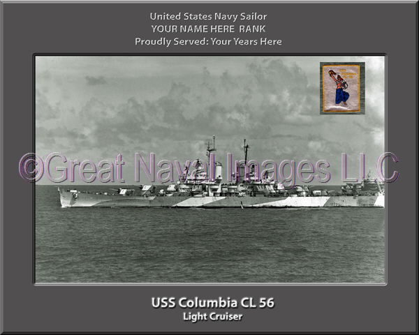 USS Columbia CL 56