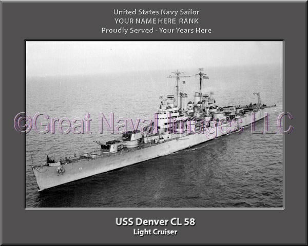 USS Denver CL 58