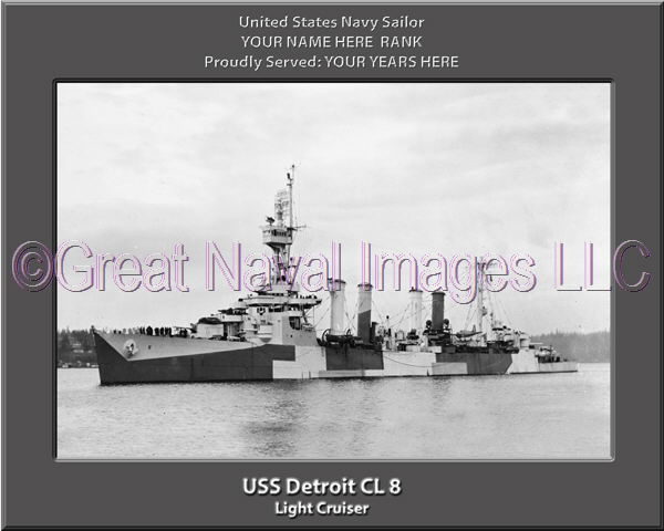 USS Detroit CL 8