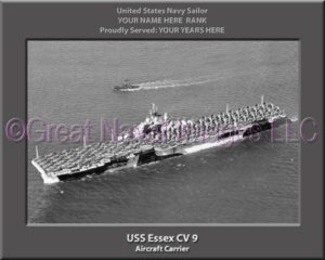 USS Essex CV 9 : Personalized Navy Ship Photo 4 ⋆ Great Naval Images LLC
