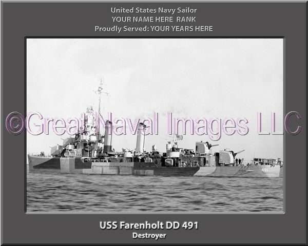 USS Farenholt DD 491