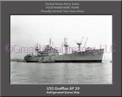 USS Graffias AF 29 Personalized ship Photo