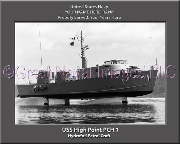 USS High Point PCH 1 Personalized Navy Ship Photo