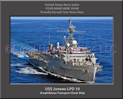 USS Juneau LPD 10 Personalized Navy Ship Photo