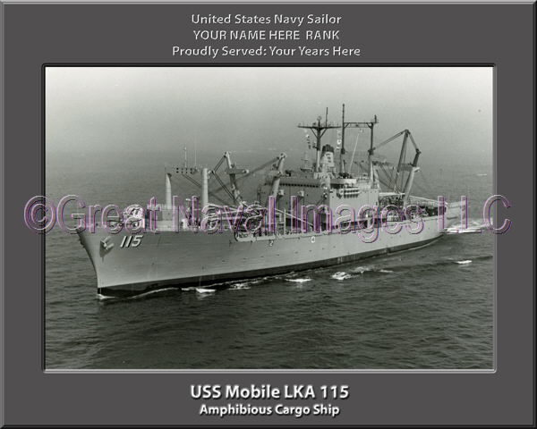 USs Mobile LKA 115 Personalized Navy Ship Photo