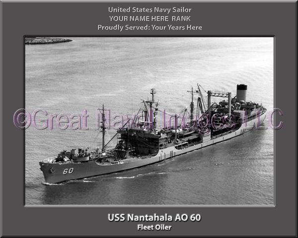 USS Nantahala AO 60 Personalized Navy Ship Photo