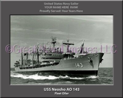 USS Neosho AO 143 Personalized Navy Ship Photo