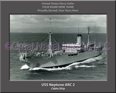 USS Neptune ARC 2 Personalized Navy Ship Photo