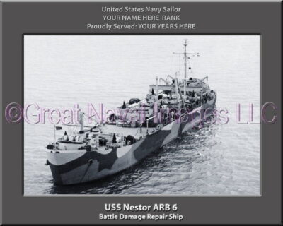 USS Nestor ARB 6 Personalized Navy Ship Photo