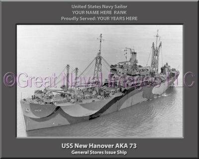 USS New Hanover AKA 73 personalized Navy Ship Photo