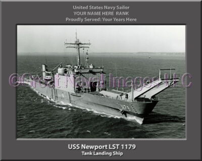 USS Newport LST 1179 Personalized Navy Ship Photo