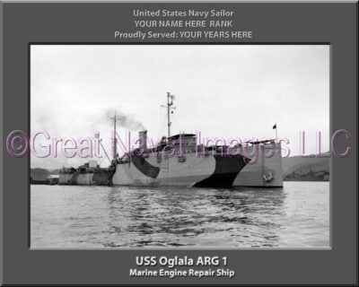 USS Oglala ARG 1 Personalized Navy Ship Photo