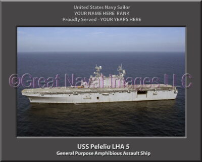 USS Peleliu LHA 5 Personalized Navy Ship Photo