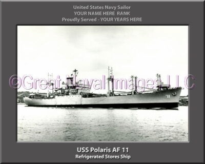 USS Polaris AF 11 Personalized Navy Ship Photo