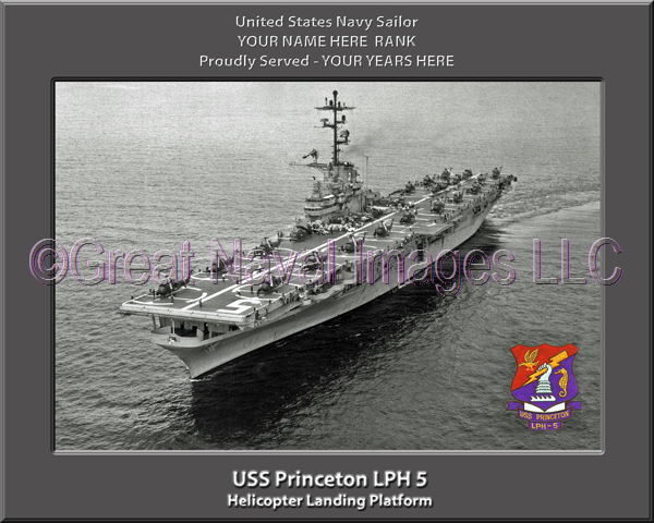 USS Princeton LPH 5 Personalized Navy Ship Photo