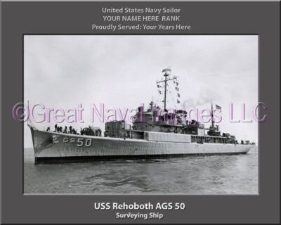 USS Rehoboth AGS 50 Personalized Navy Ship Photo