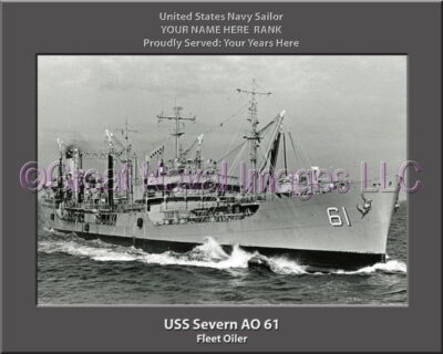 USS Severn AO 61 Personalized Navy Ship Photo
