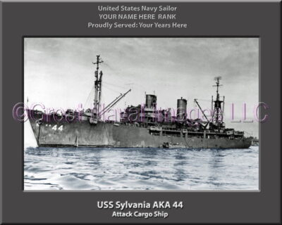 USS Sylvania AKA 44 Personalization Navy Ship Photo