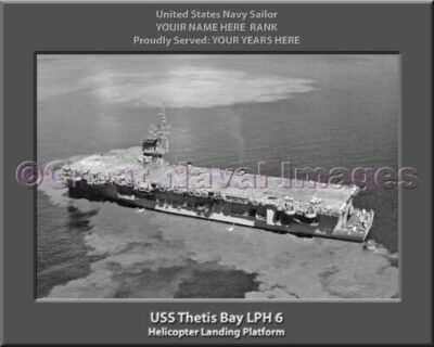 USS Thetis Bay LPH 6 Personalized Navy Ship Photo