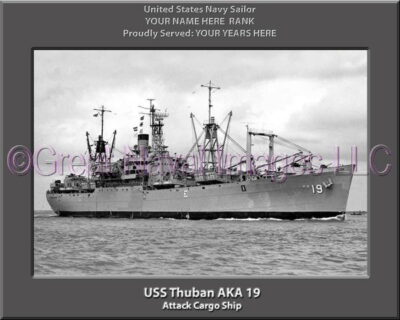 USS Thuban AKA 19 Personalization Navy Ship Photo