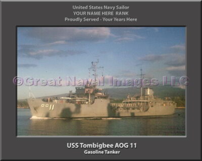 USS Tombigbee AOG 11 Personalization Navy Ship Photo