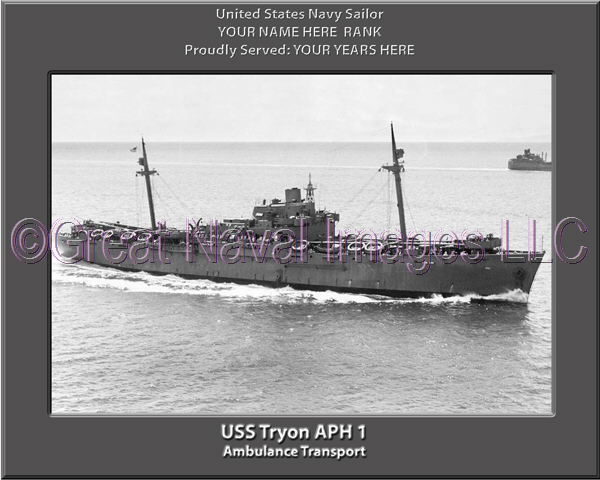 USS Tryon APH 1 Personalized Navy Ship Photo