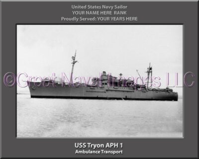 USS Tryon APH 1 Personalized Navy Ship Photo