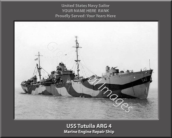 USS Tutuila ARG 4 Personalized Navy Ship Photo
