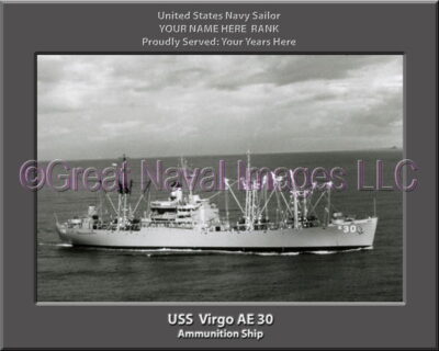 USS Virgo AE 30 Personalization Navy Ship Photo