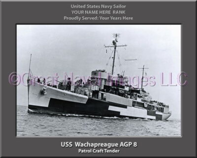USS Wachapreague AGP 8 Personalization Navy Ship Photo