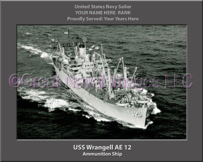 USS Wrangell AE 12 Personalization Navy Ship Photo