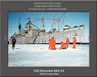 USS Wyandot AKA 92 Personalization Navy Ship Photo