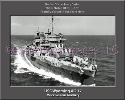USS Wyoming AG 17 Personalization Navy Ship Photo