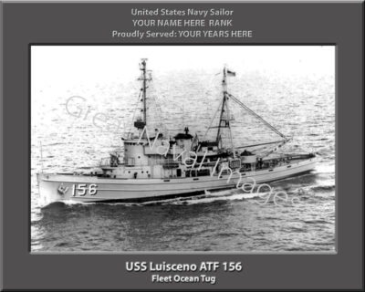 USS Luisceno ATF 156 Personalized Navy Ship Photo