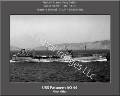 USS Patuxent AO 44 Personalized Navy Ship Photo