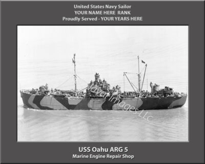 USS Oahu ARG 5 Personalized Navy Ship Photo