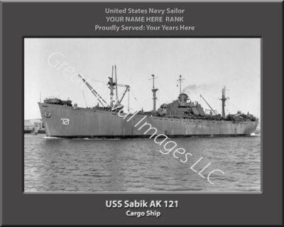 USS Sabil AK 121 Personalized navy ship photo