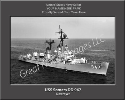 USS Somers DD 957 Personalized Navy Ship Photo