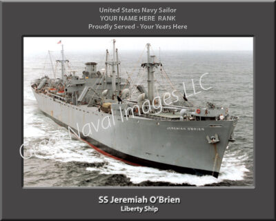 SS Jeremiah O'Brien Personalized Navy Ship Photo
