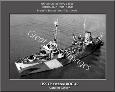 USS Chestatee AOG 49 nPersonalized Navy Ship Photo