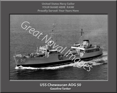 USS Chewaucan AOG 50 Personalized Navy Ship Photo